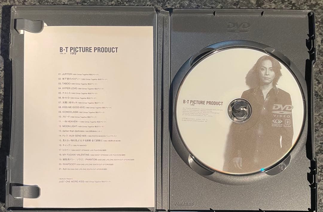 BUCK-TICK B-T～PICTURE PRODUCT DVD-BOX他２点