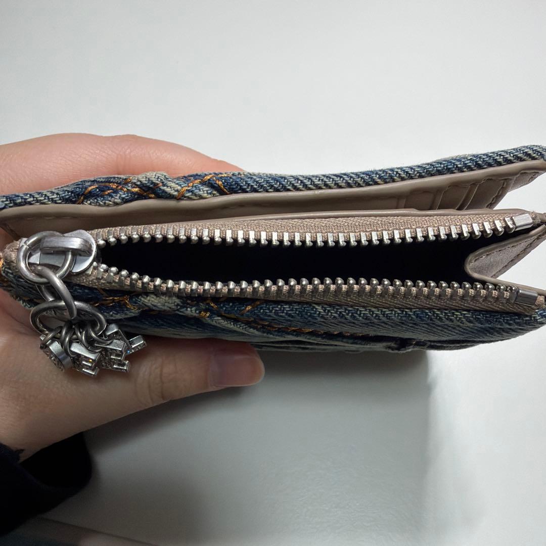 DIESEL 2つ折り財布 デニム レディース メンズ