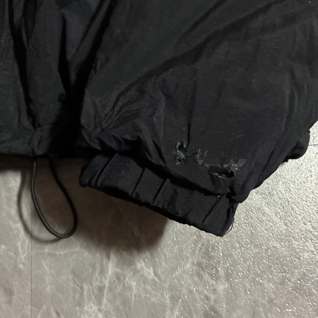 90s Columbia ウォームアップジャケット 刺繍ロゴ M ドローコード