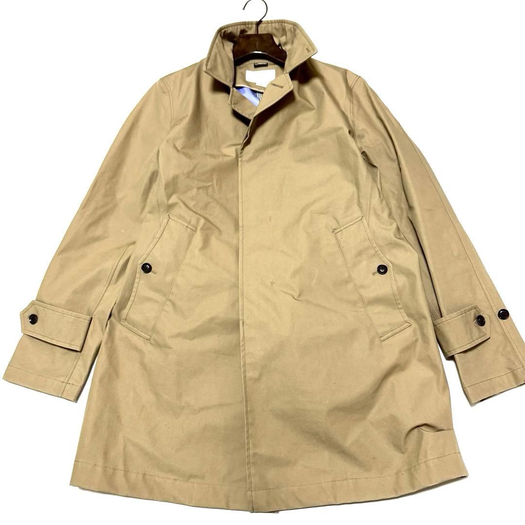 nanamica ナナミカ ゴアテックス ステンカラーコート ベージュ 比翼 M