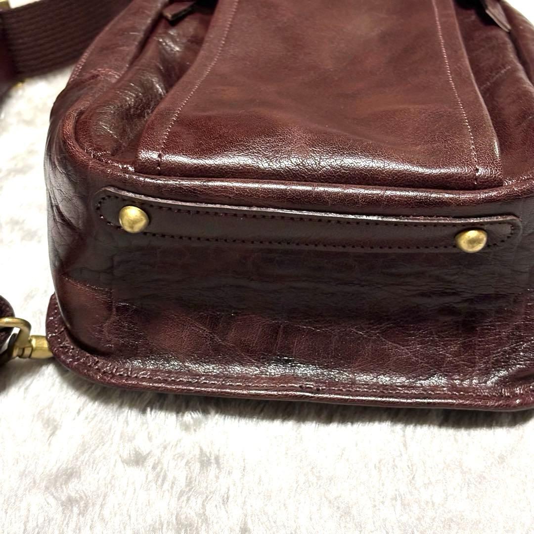 希少 b3labo ボディバッグ ショルダーバッグ 栃木レザー ヌメ革　本革