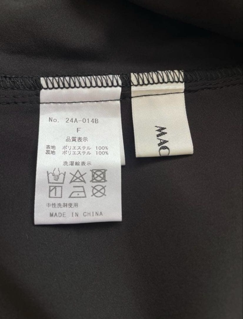 マチャット　machatt メッシュパフトップス　新品未使用