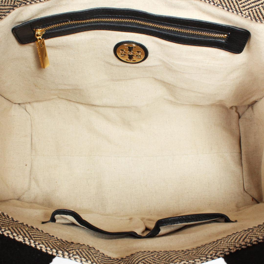 ✨極美品✨ トリーバーチ トートバッグ ハンドバッグ キャンバス レザー A4