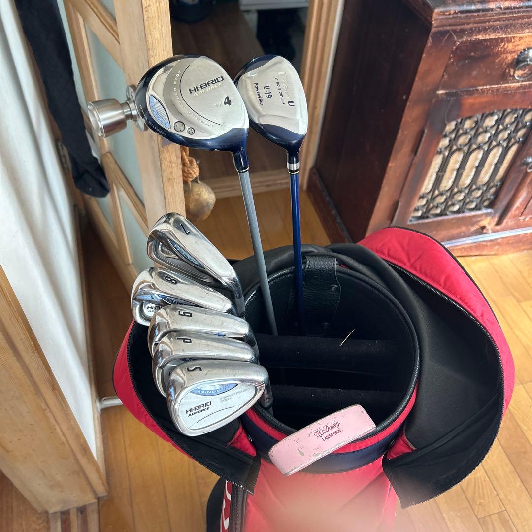 PEARLY GATES キャディーバッグ アイアン 4w UT PT