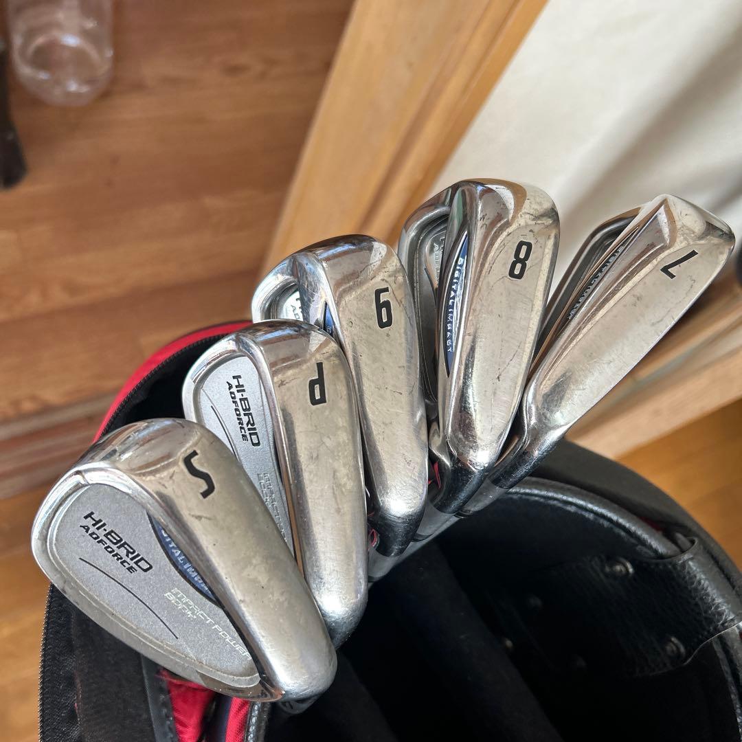 PEARLY GATES キャディーバッグ アイアン 4w UT PT