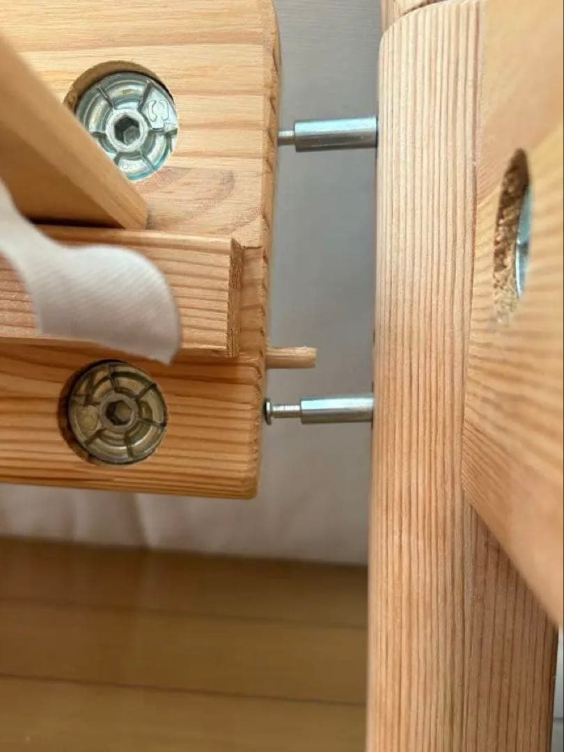 【直接引き取り限定】IKEA シングルベッド×2 マットレス・すのこ付き