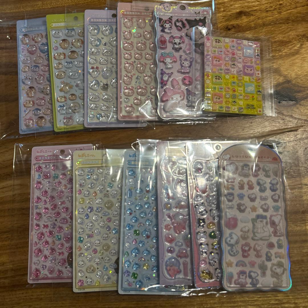 ボンボンドロップ　しずくちゃん　ちいかわ第二弾 もちもちパンダ　スヌーピー　他