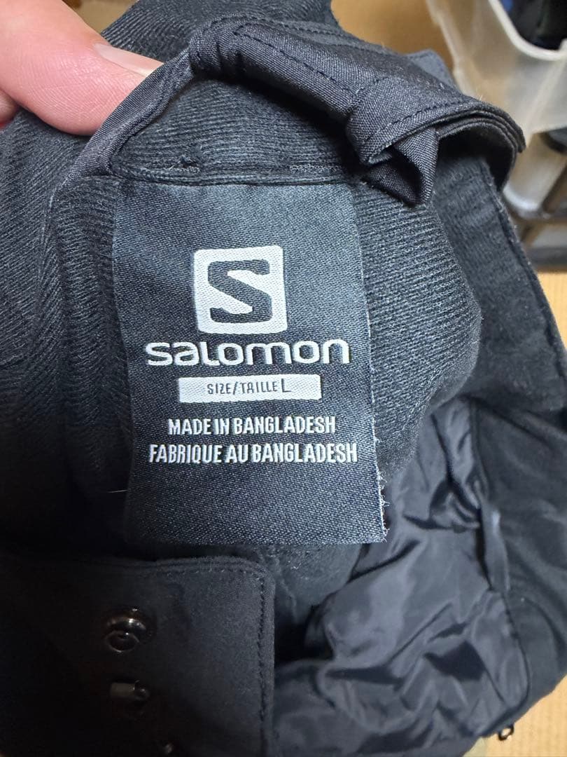 Salomon スキーウェア Lサイズ ブラック
