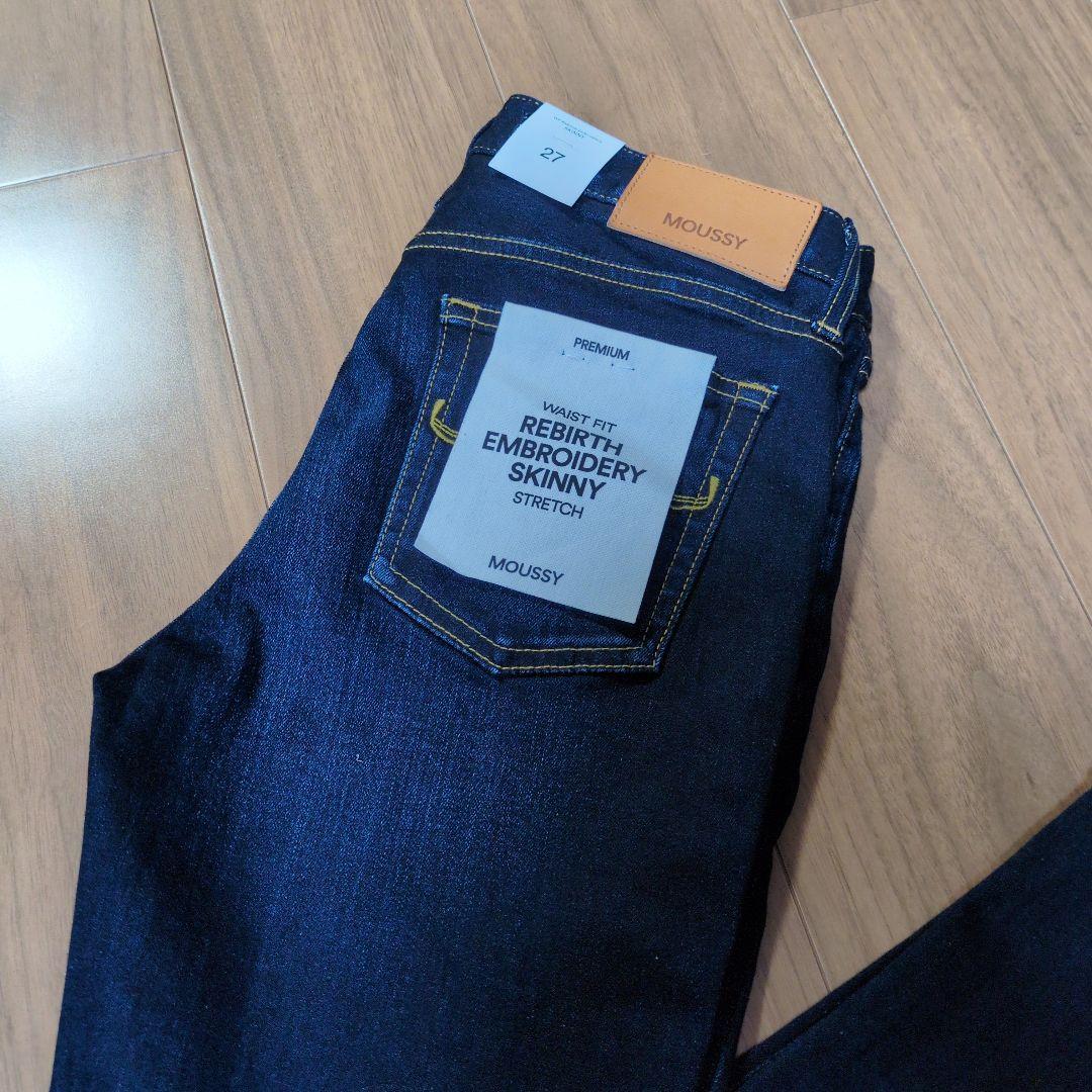k*5様 【新品】★★★MOUSSY WFリバーススキニーパンツ27インチ