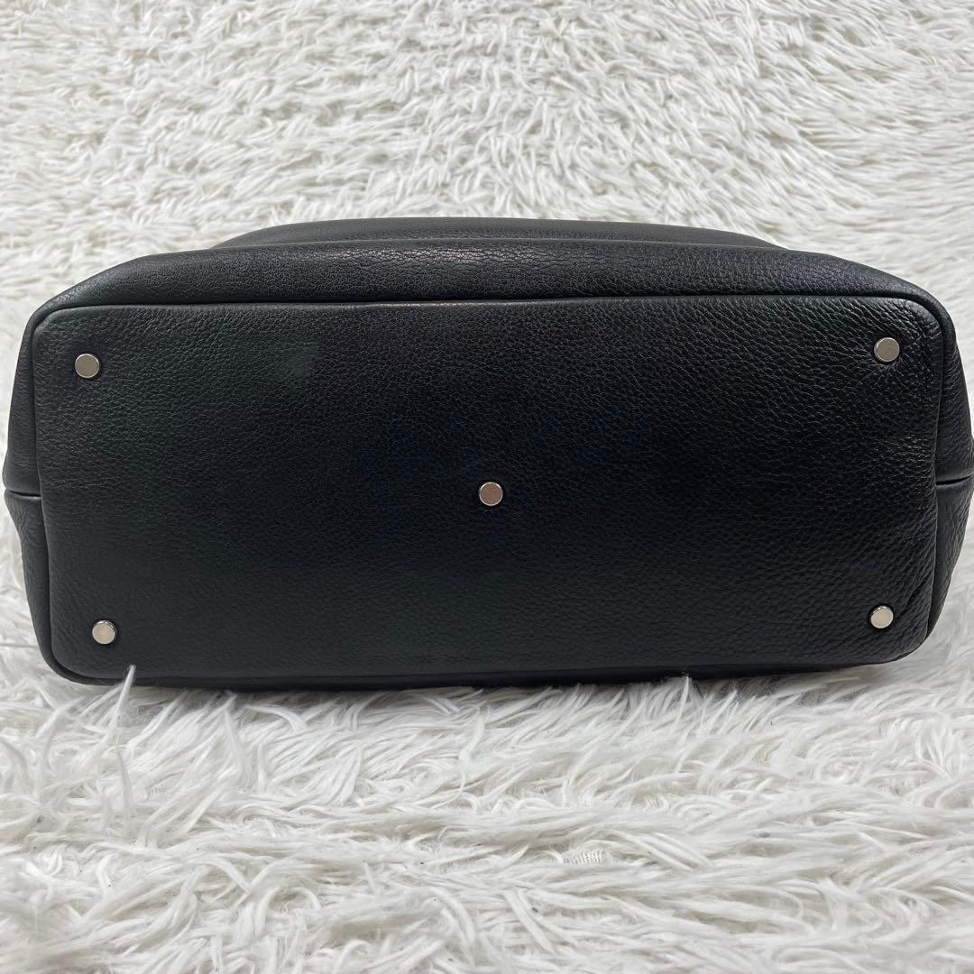 PORTER DELIGHTトートバッグ　ブラック　レザー　内カモフラ