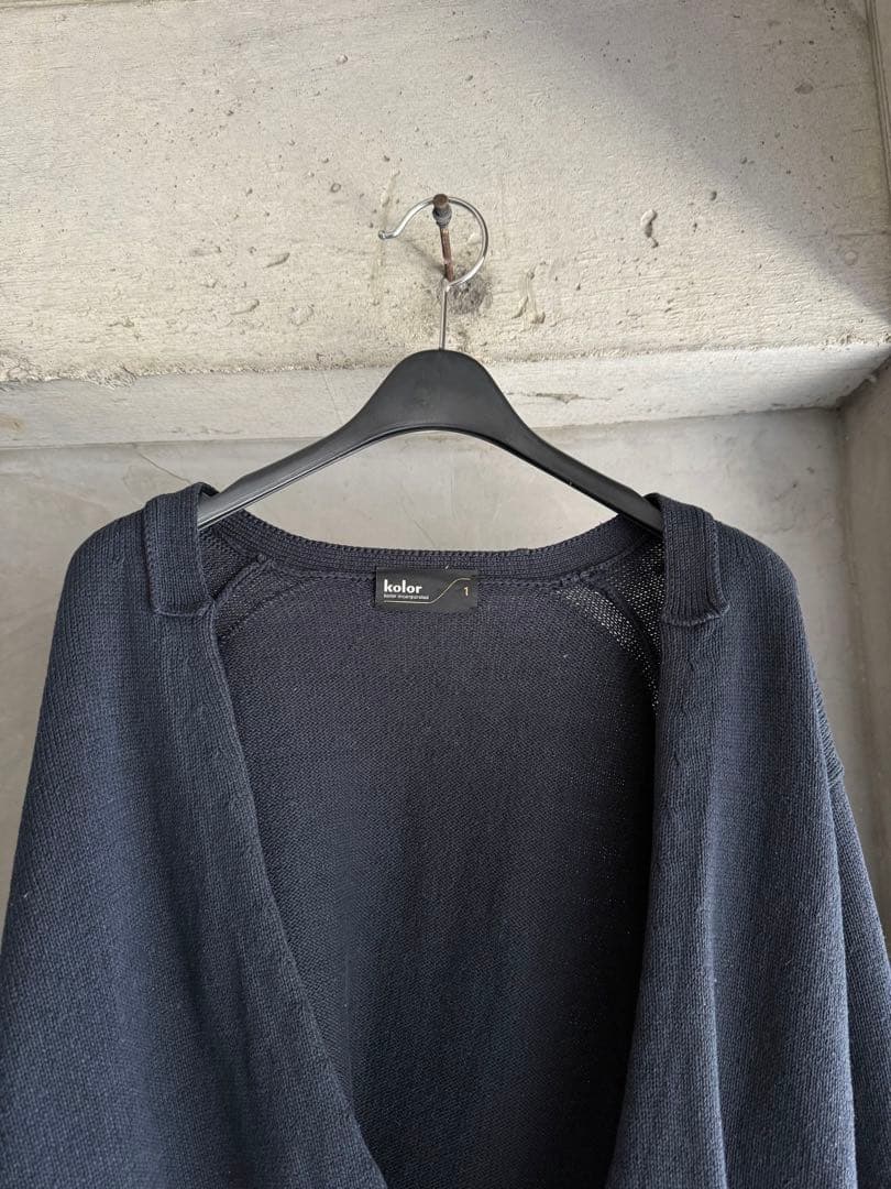 トップス Kolor 17SS Archive Side Belted Cardigan