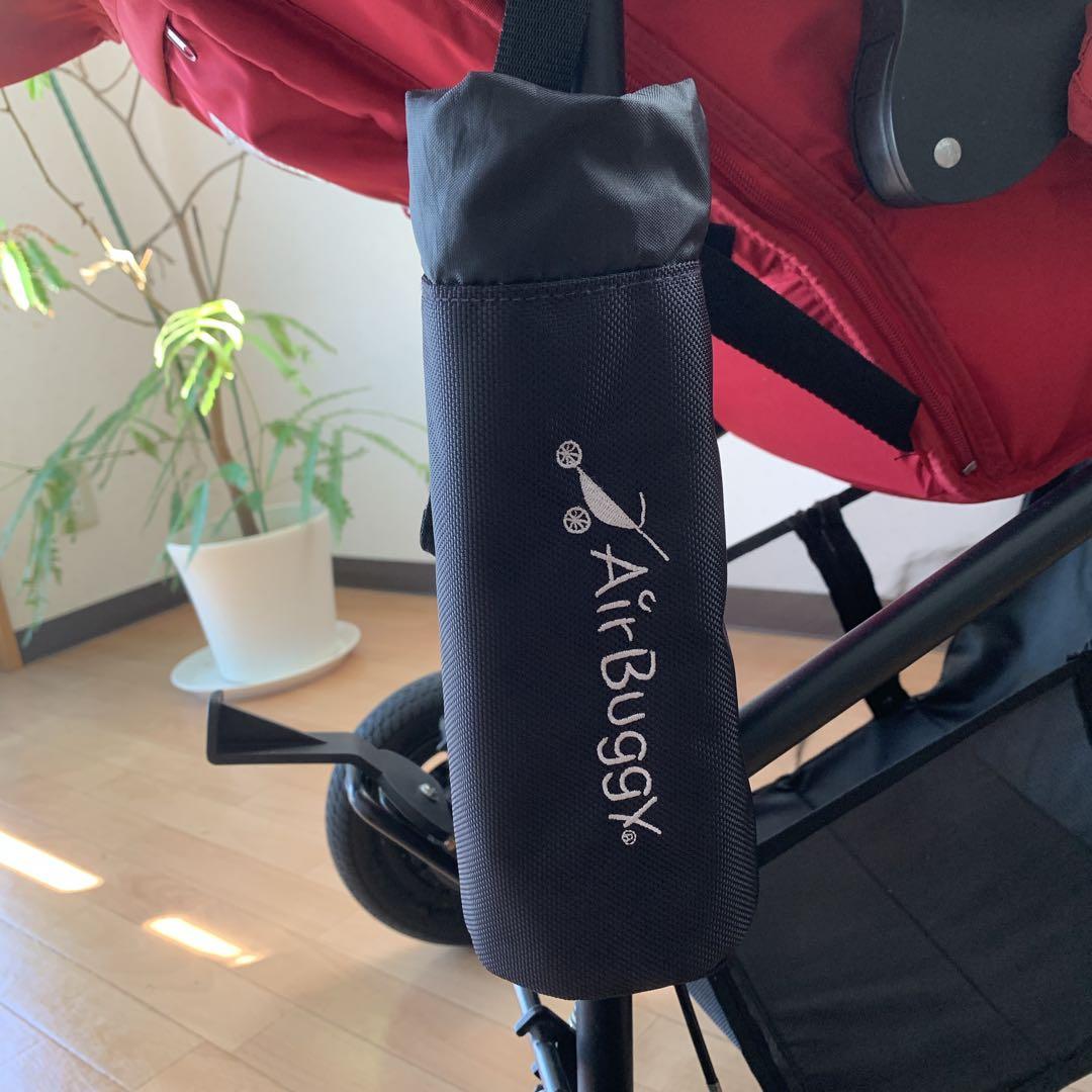 AirBuggy レッドベビーカー 5点式ハーネス