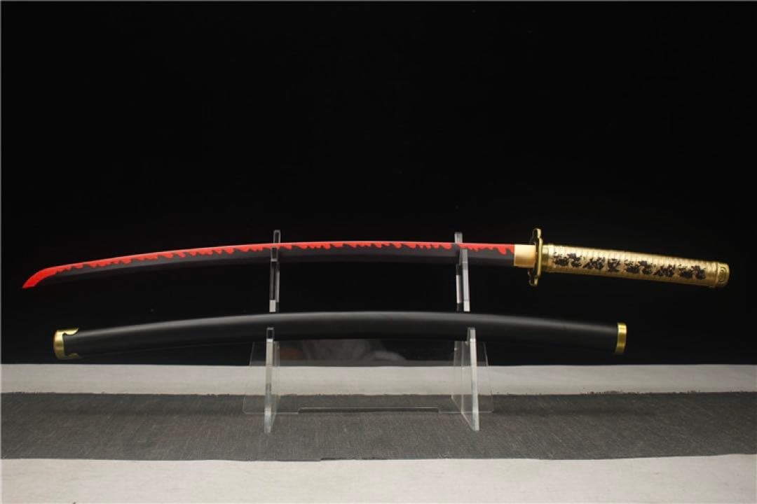 鬼滅の刃 継国縁一　日輪刀 皮革柄巻 双目釘