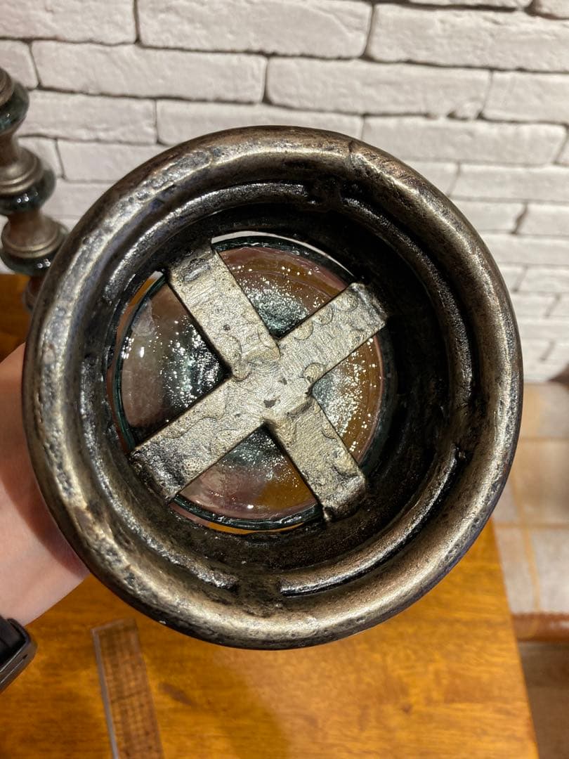 アンティーク　キャンドル立て　ローソク立て　キャンドルスタンド