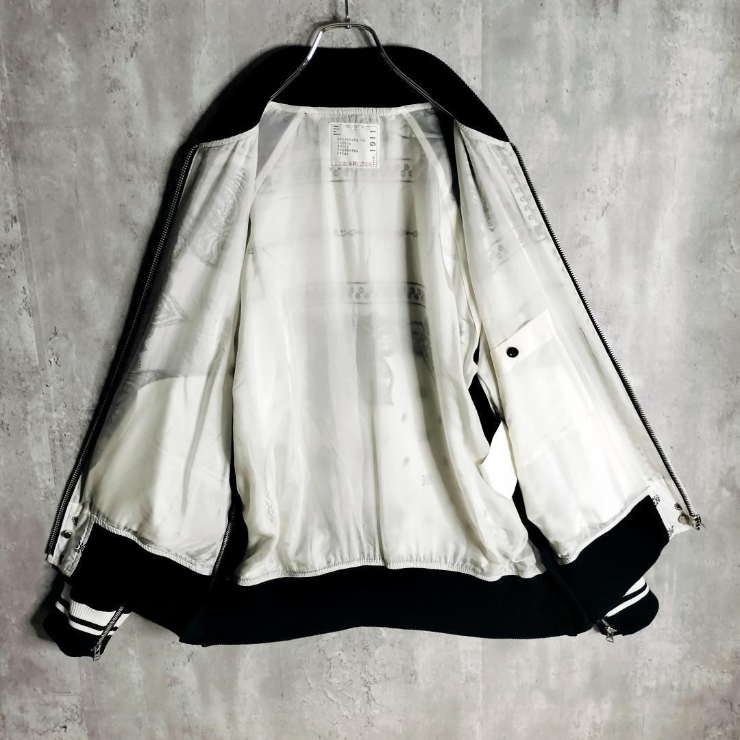 【人気・美品】sacai バンダナ 変則ジップ ボンバージャケット ペイズリー