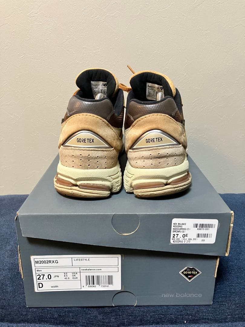 華*︎様 美品ニューバランス M2002RXG GORE-TEX Tobacco