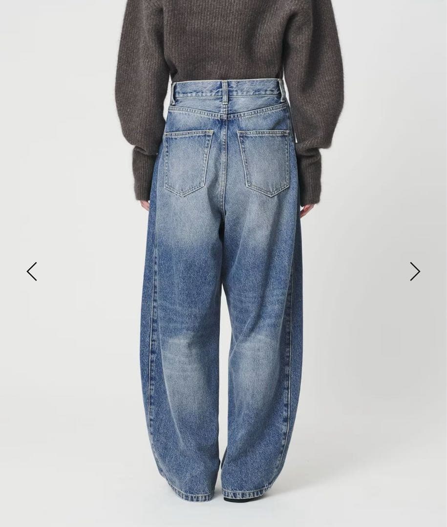 新品未使用　BEAUTY&YOUTH カーブデニム