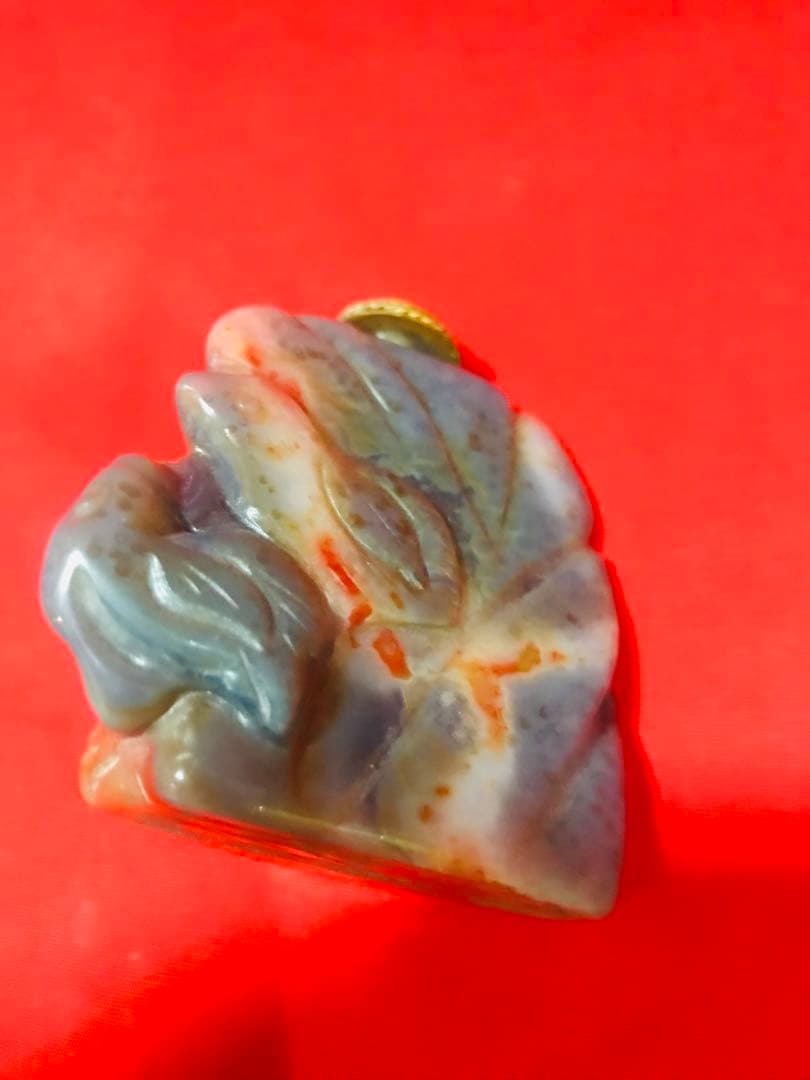 天然石 瑪瑙 鼻煙壺「花鳥」