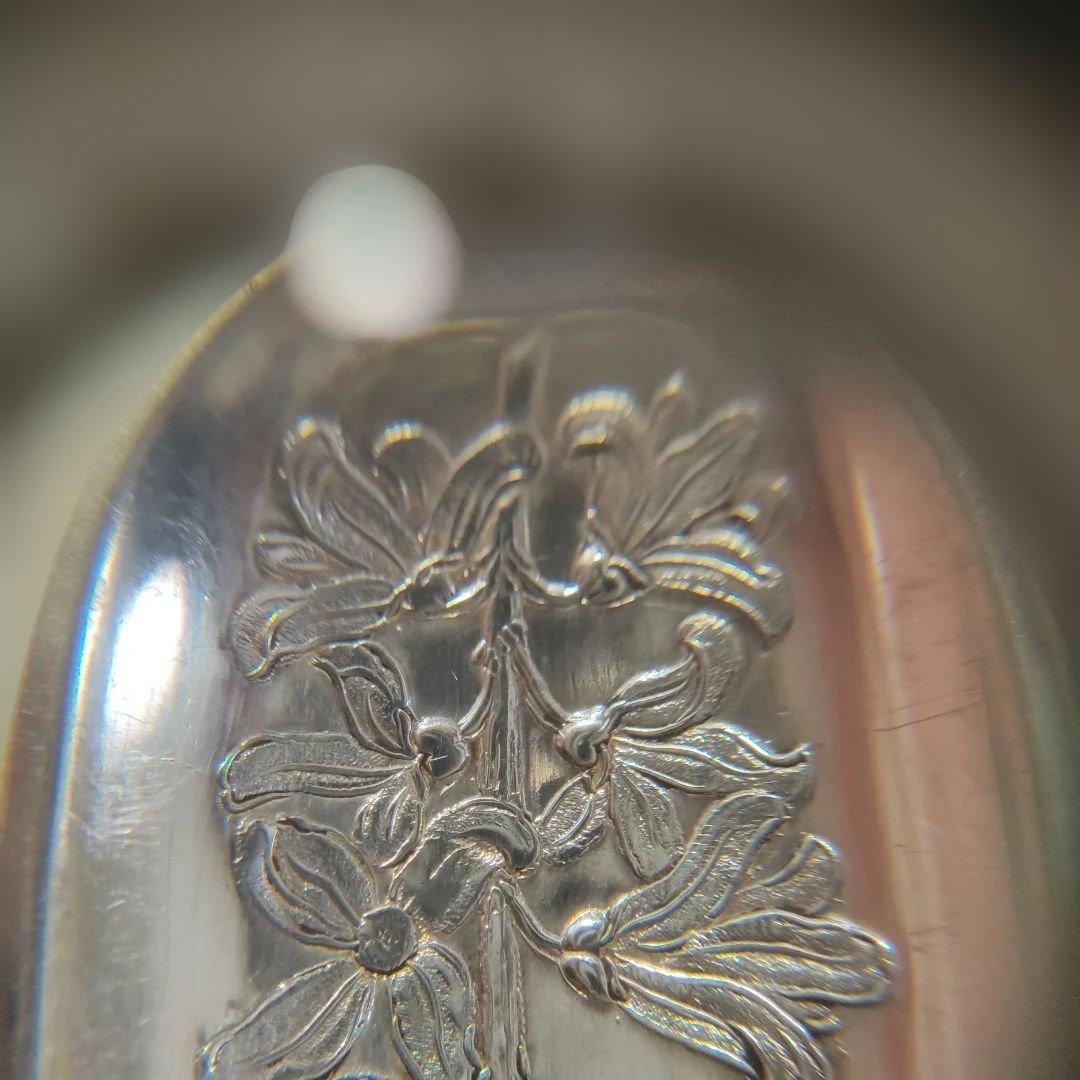 STERLING。銀製。シルバー製。スプーン。ノルウェー製。約9.4g。中古品。