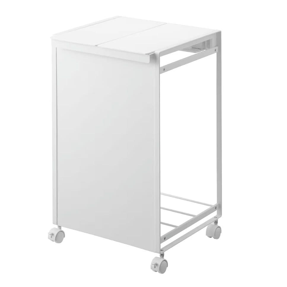 目隠し分別ダストワゴン 蓋付き 2分別 山崎実業 タワー Tower ゴミ箱