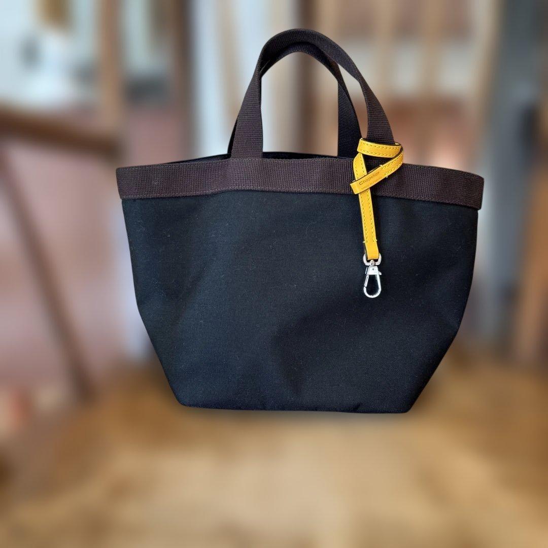 エルベシャプリエ　舟型トート　707Ｃ　ブラック