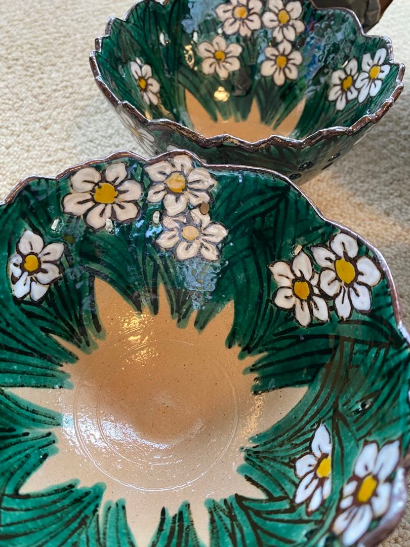 乾山写　水仙向付15客　清水焼 チロンマ