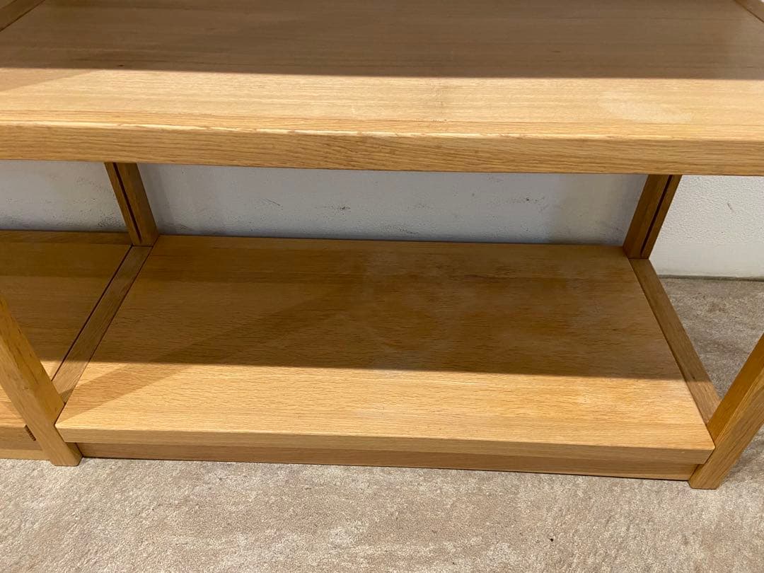 ⭐️スペシャル⭐️美品⭐️廃盤希少⭐️高級無垢材⭐️オーク材ユニットシェルフ⭐️