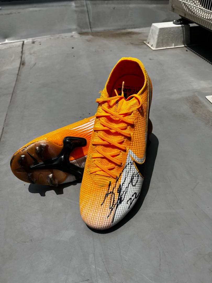 三竿健斗サイン入 NIKE Mercurial Vapor13 Elite FG