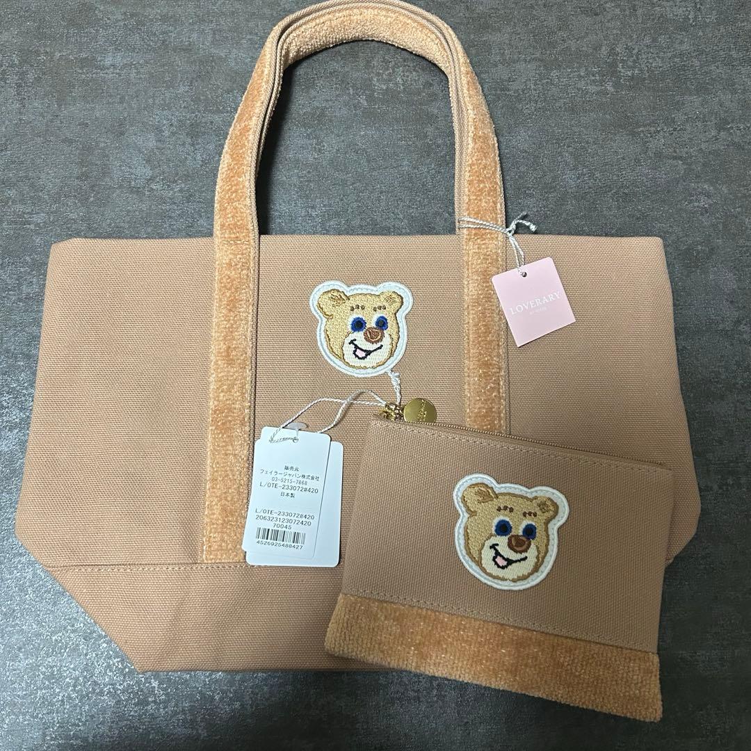 ラブラリーバイフェイラー　ワッペントートバッグ　ワッペンポーチ