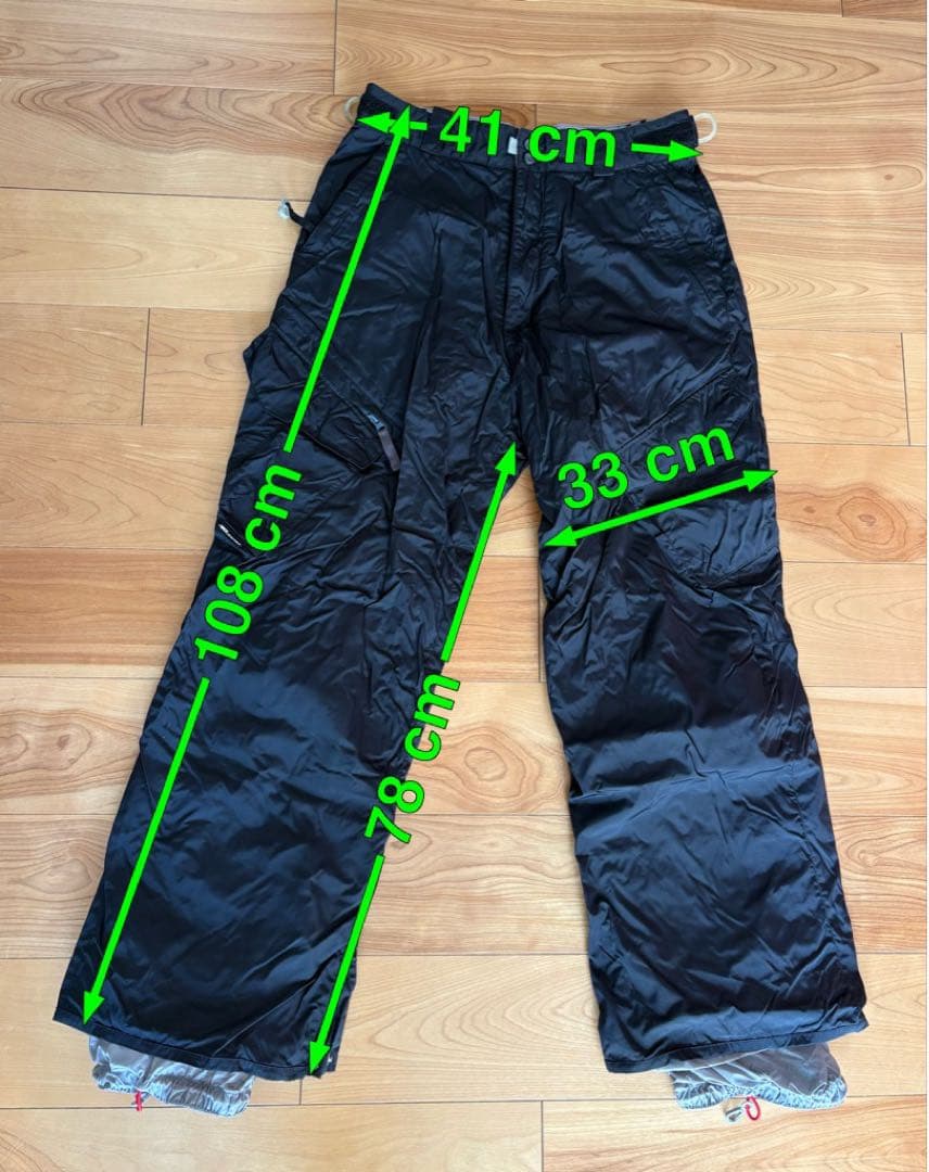 K2 スノーボードウェア 上下セット　黒