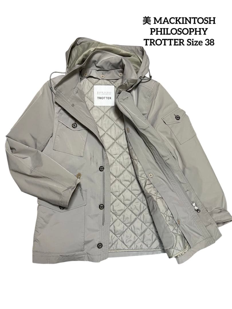 美品 マッキントッシュフィロソフィー トロッター 中綿ブルゾン