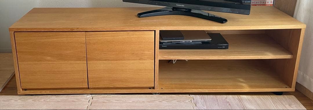 【廃盤商品】　無印良品　スタッキングキャビネット　オーク材