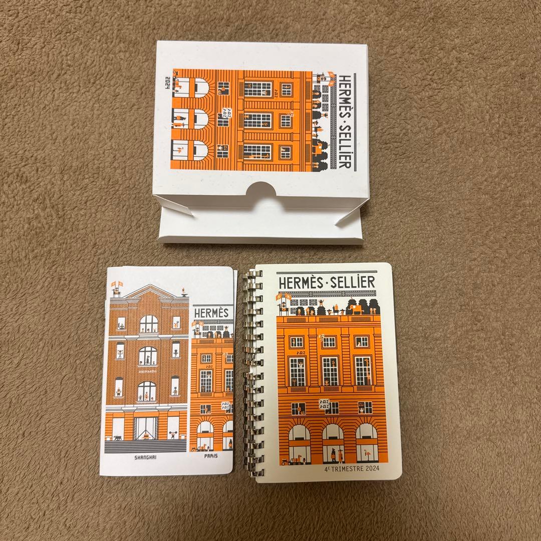 Hermesエルメス SELLIER ノートブック、メモ帳 、ステーショナリー