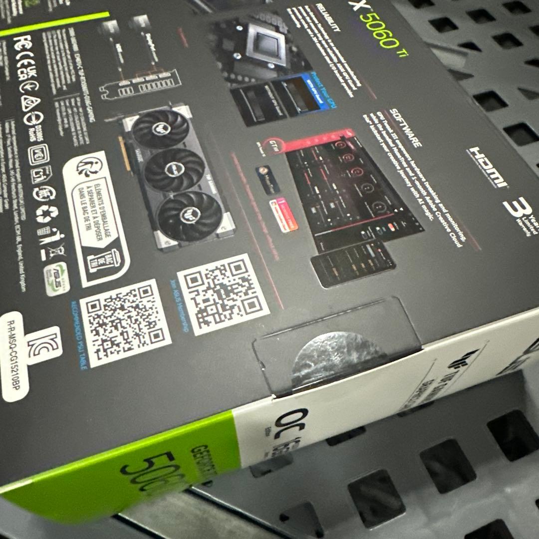 ASUS GeForce RTX 5060 Ti 16GB OC 新品