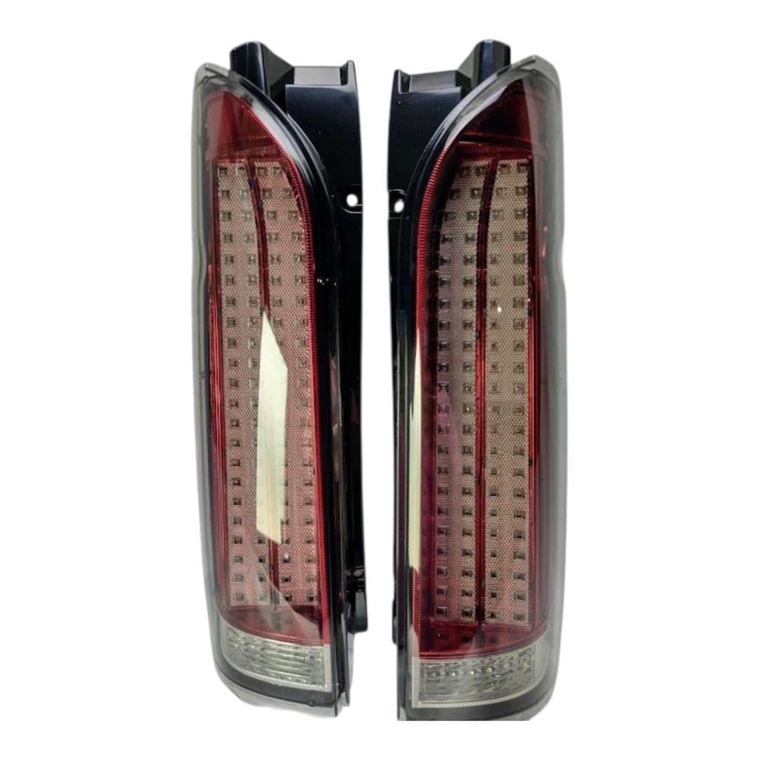 ハイエース 200系 テールライト 縦ライン LED テールランプ　【レッド】