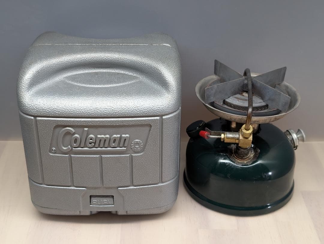 【分解メンテ済】 希少品 コールマン 508ストーブ２レバー 88年 12月