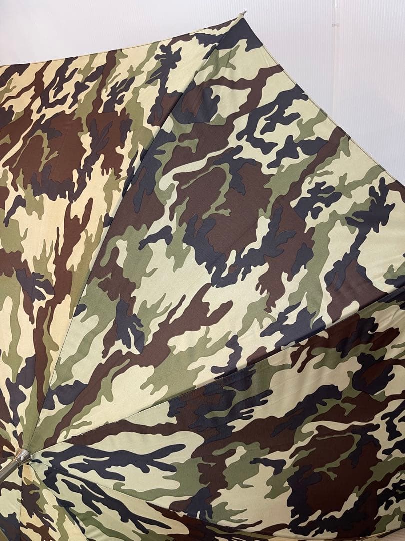 高級 pasotti パソッティ 傘 ドクロ スカル 迷彩 カモ柄 希少