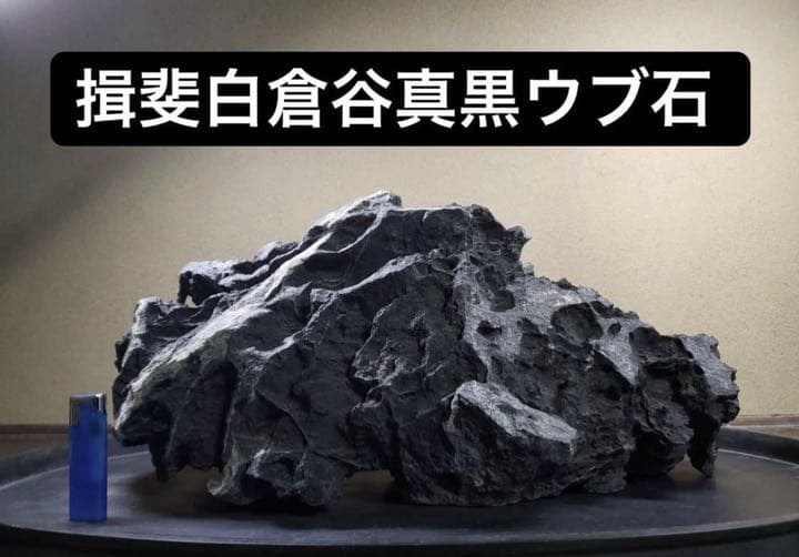 揖斐白倉谷真黒石 ウブ 23kg