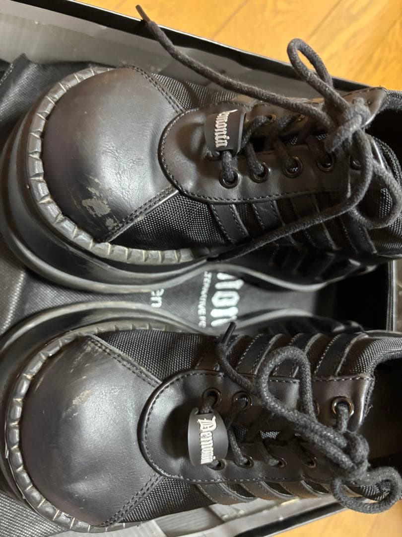 Demonia ブラック スニーカー 箱付き