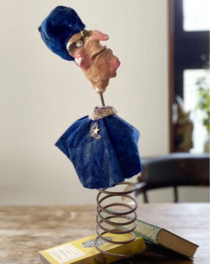 フランス　アンティーク　ピエロ　オブジェ　什器