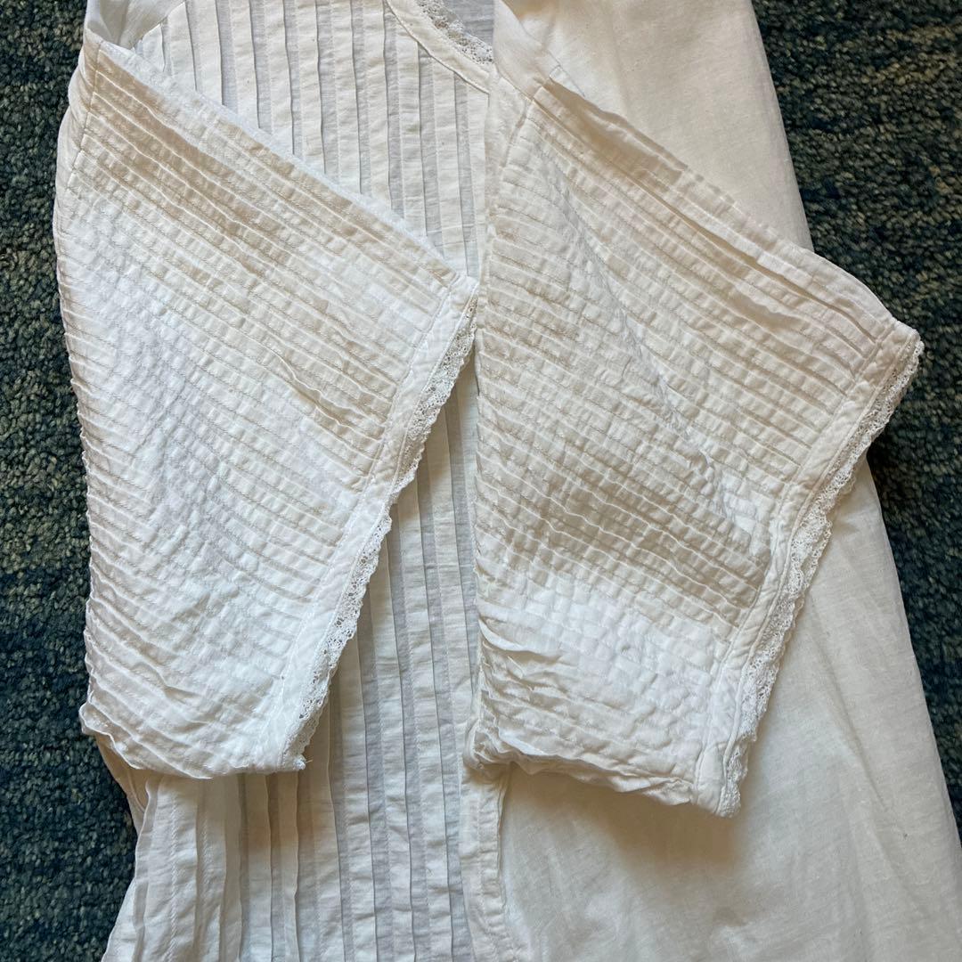 45r コットンピンタックブラウス