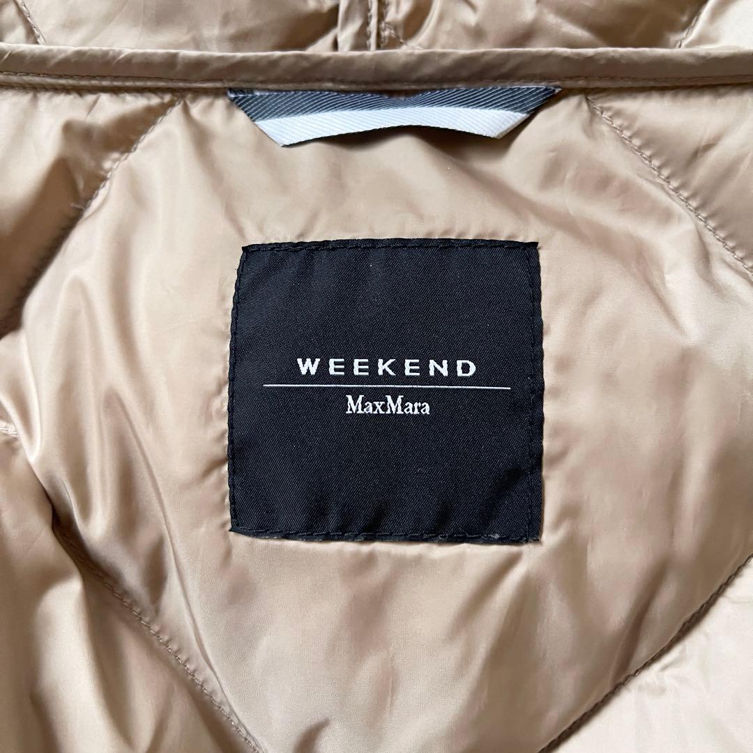 ほぼ未使用✨ マックスマーラ ダウンベスト 2023AW ベージュ 36 丈長め