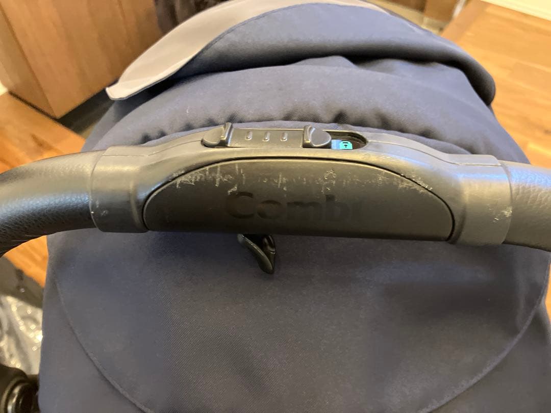 コンビ　スゴカル minimo ネイビー (レインカバー付き、股ベルト無し)