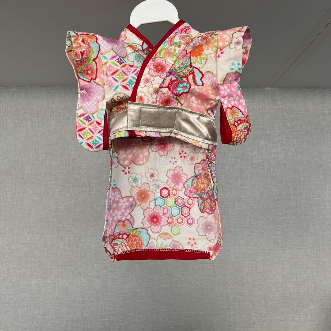 10/9【 Sakura様オーダー 】犬服　着物　振袖