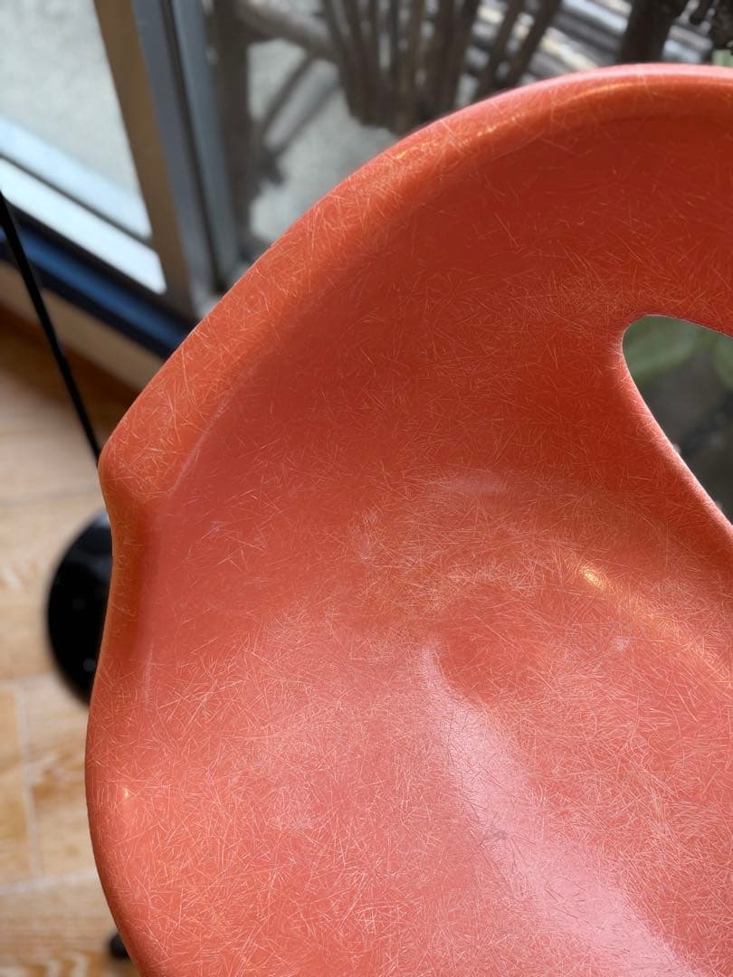 ◇1960s mid century◇ Joal社 オレンジ スツール ①