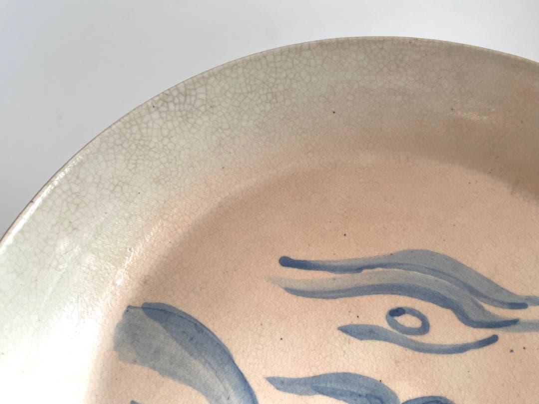 陶芸家　バーナード・リーチ　荷馬車図　皿 民芸　民藝　BERNARD LEACH