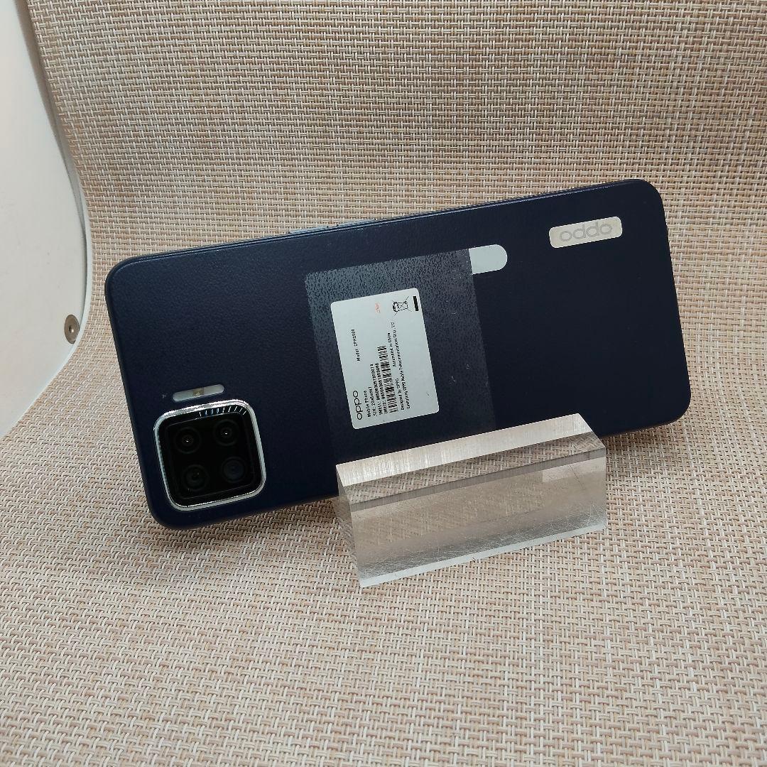 ②OPPO スマートフォン A73 ネイビーブルー