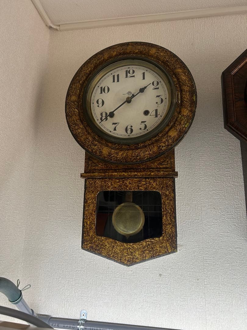 アンティーク掛時計 8日間動作
