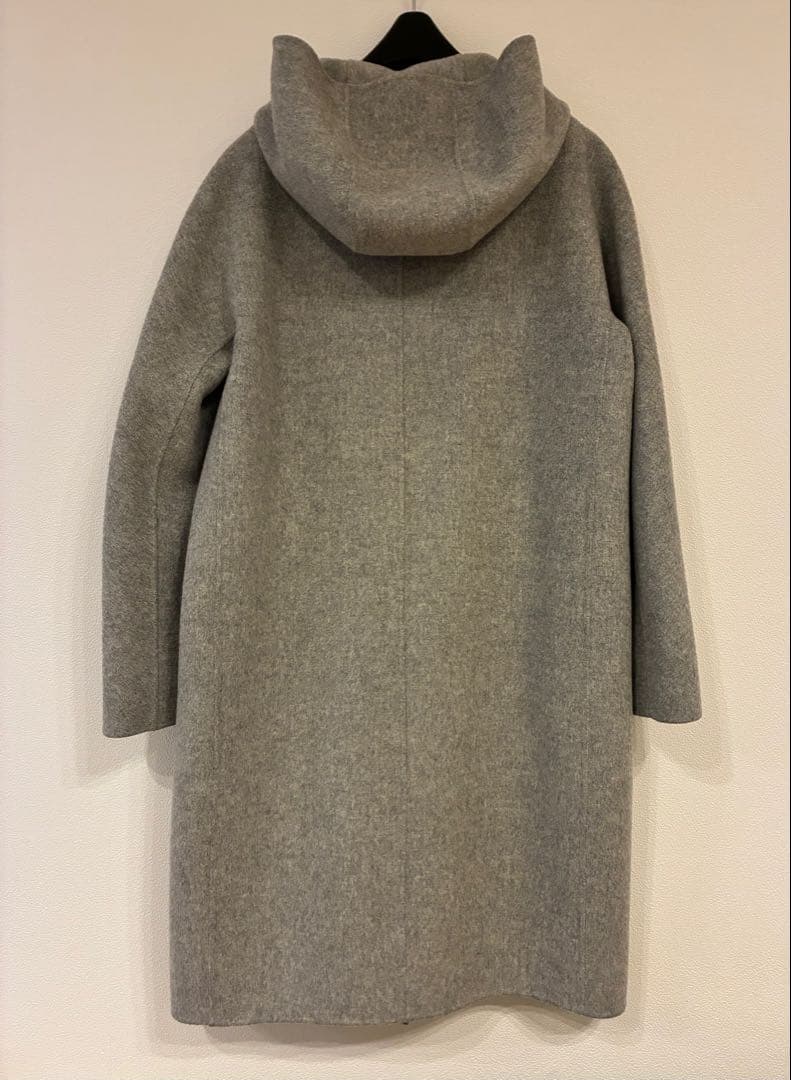 Theory ダブルフェイス カシミヤリバー フーデットコート【美品】