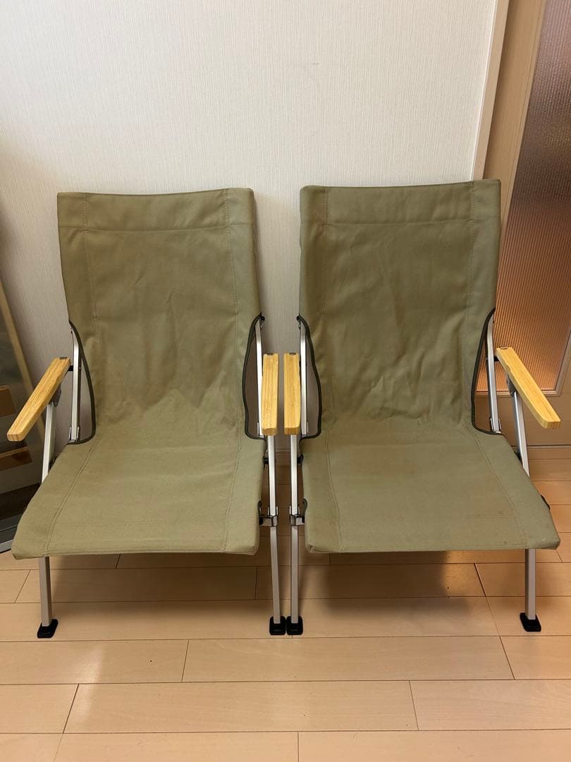 スノーピーク　ローチェア30 カーキ（2脚セット）